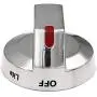 [Upgraded] Dg64-00473A Knob Dial with Reinforced Power Ring Protection Compatible with Samsung Range Oven Gas Stove Knob Replace for AP5917439, PS9606608 (5 Pack)
