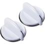 Unbreakable WE01X20378 Control Knob with METAL Ring Replacement Part by Blue Stars - Exact Fit For General Electric Dryers and Washers - Replaces WE01X20432 WH01X10307 WH01X10460 - PACK OF 2 Unbreakable WE01X20378 Control Knob with METAL Ring Replacement Part by Blue Stars - Exact Fit For General Electric Dryers and Washers - Replaces WE01X20432 WH01X10307 WH01X10460 - PACK OF 2