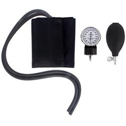 Ever Dixie EMS Deluxe Aneroid Sphygmomanometer Blood Pressure Cuff (Black)