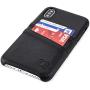 Dockem Wallet Case for iPhone X/XS: Built-in Metal Plate for Magnetic Mounting & 2 Credit Card Holders, 5.8'' Exec M2 Synthetic Leather (Black)