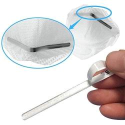 Nose Bridge Strips for Mask, Aluminum Metal Nose Strip, Adjustable Nose Clips Wire for DIY Face Mask Making Accessories for Sewing Crafts,200Pcs