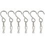KUUQA Swivel Hooks Clips for Hanging Wind Spinners Wind Chimes Crystal Twisters Party Supply(6 Pack)