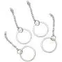 Airssory 10 Pcs 304 Stainless Steel Key Chain Split Keychain Parts Metal Key Ring Hardware Connector with Chain - 25mm in Diameter Airssory 10 Pcs 304 Stainless Steel Key Chain Split Keychain Parts Metal Key Ring Hardware Connector with Chain - 25mm in Diameter