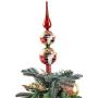 [Christmas Tree Topper Holder] - Twist-on Holiday Universal Tree Topper Stabilizer Fits All Base Types- Metal Green Support Rod with Adjustable attachments to stabilize Seasonal Treetop Ornaments