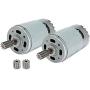 JIARUIXIN 2 Pcs Universal 550 40000RPM Electric Motor RS550 12V Motor Drive Engine Accessory for RC Car Children Ride on Toys Replacement Parts
