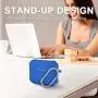 ATUAT Case Designed for AirPods Pro, Full-Body Protective Cover, Bumper Absorbs Shock, Anti-Fall, Anti-Scratch, Durable Silicone Case with Metal Carabiner - Blue ATUAT Case Designed for AirPods Pro, Full-Body Protective Cover, Bumper Absorbs Shock, Anti-Fall, Anti-Scratch, Durable Silicone Case with Metal Carabiner - Blue