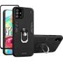Samsung Galaxy A71 4G Screen Protector Folmeikat 360 Degree Rotating Metal Ring Cover with Kickstand Protective Phone Case (NOT for Samsung A71 5G/5G UW) 6.7'' (Black)