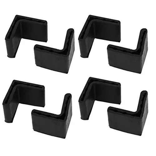 uxcell 34mm x 34mm x 3mm L Shape Furniture Angle Rubber Pad Foot Leg Cover Protector 8PCS uxcell 34mm x 34mm x 3mm L Shape Furniture Angle Rubber Pad Foot Leg Cover Protector 8PCS