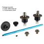 T-Power WLtoys A959 Upgrade Parts Aluminum Metal for 1/18 Electric Remote Control RC Car Fit A949 A969 A979 K929 Differential Gear
