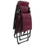 Lafuma Futura Air Comfort Zero Gravity Recliner (Bordeaux Red) Padded Folding Outdoor Reclining Chair Lafuma Futura Air Comfort Zero Gravity Recliner (Bordeaux Red) Padded Folding Outdoor Reclining Chair