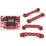 F Fityle 4pcs Upgrade Metal Reinforced Swing Arm RC Car Model Replace Set for 1:14 Wltoys 144001 - Red F Fityle 4pcs Upgrade Metal Reinforced Swing Arm RC Car Model Replace Set for 1:14 Wltoys 144001 - Red