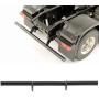 Drfeify RC Metal Rear Bumper, 1 Set RC Upgrade Part Replacement Accessory Fit for 1/14 RC Car(Black )