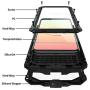 Simicoo Googel Pixel 4 XL Aluminum Alloy Metal Bumper Silicone Case Hybrid Military Shockproof Heavy Duty Armor Defender Tough Built-in Gorilla Glass Cover for Googel Pixel 4 XL (Black, Pixel 4XL)