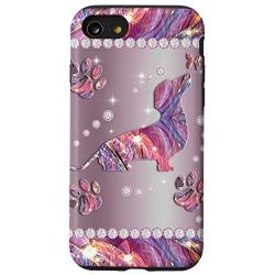 iPhone SE (2020) / 7 / 8 Dachshund Metal Pattern Dachshund Dog PC Case