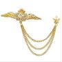 3 Pieces Brooch for Men Suit Shirt Stud Brooch Lapel Pin Brooch Pin Chain Tassel Brooch Pin with Crystal Beads for Suit Shirts Brooch Lapel by TQsuen, Including 1 Flower Lapel Pins, Angel Wings Style 3 Pieces Brooch for Men Suit Shirt Stud Brooch Lapel Pin Brooch Pin Chain Tassel Brooch Pin with Crystal Beads for Suit Shirts Brooch Lapel by TQsuen, Including 1 Flower Lapel Pins, Angel Wings Style