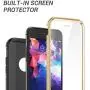 YOUMAKER Designed for iPhone 8 Case & iPhone 7 Case, Full Body Rugged with Built-in Screen Protector Heavy Duty Protection Slim Fit Shockproof Cover for Apple iPhone 8 4.7 Inch - Gold