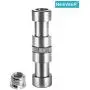 Neewer 15 Pieces 1/4'' 3/8'' Metal Threaded Screw Converter Adapter for DSLR Camera,Tripod,Shoulder Rig,Light Stand,Camera Cage Neewer 15 Pieces 1/4'' 3/8'' Metal Threaded Screw Converter Adapter for DSLR Camera,Tripod,Shoulder Rig,Light Stand,Camera Cage
