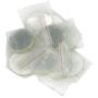 DAWEI 200Pcs 1-1/2'' 37mm Top/Bottom Cover Clip Pin Blank Badge & Button Parts for Badge Maker Machine