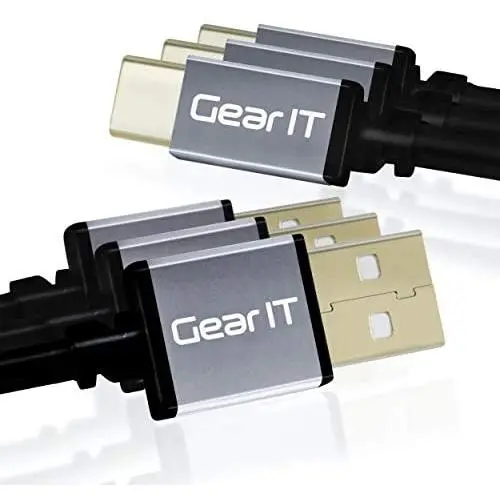GearIT USB C Cable (3-Pack) 6ft USB Type-C to USB-A 2.0 Male Fast Charging USB Type C to Type A Cable for iPad Pro 2018, MacBook, Samsung S10 S10+ S9 Note 9, GoPro Hero 7 6, Nintendo Switch and More GearIT USB C Cable (3-Pack) 6ft USB Type-C to USB-A 2.0 Male Fast Charging USB Type C to Type A Cable for iPad Pro 2018, MacBook, Samsung S10 S10+ S9 Note 9, GoPro Hero 7 6, Nintendo Switch and More