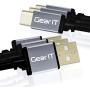 GearIT USB C Cable (3-Pack) 6ft USB Type-C to USB-A 2.0 Male Fast Charging USB Type C to Type A Cable for iPad Pro 2018, MacBook, Samsung S10 S10+ S9 Note 9, GoPro Hero 7 6, Nintendo Switch and More