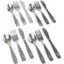 12 Piece Stainless Steel Kids Silverware Set - Child and Toddler Safe Flatware - Kids Utensil Set - Metal Kids Cutlery Set Includes 4 Small Kids Spoons, 4 Forks & 4 Knives