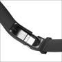 Sophili Bands Compatible for Charge Hr, Silicone Replacement Small Large with Metal Buckle Fitness Wristband Strap for Fitbit Charge HR / HR1(Black/S)