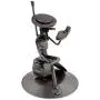 Handmade Auto Part Quixote Reads Cervantes Sculpture (Mexico) Grey Metal Handmade Auto Part Quixote Reads Cervantes Sculpture (Mexico) Grey Metal