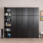 Prepac Elite Storage Cabinet, 32'' W x 65'' H x 16'' D, Black