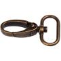 1-inch Antique Brass Curved Lobster Clasps Swivel Trigger Clips Snap (Pack of 20)