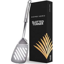 Slotted Spatula Slotted Turner Spatula - Stainless Steel Slotted Turner Stainless Steel Spatula Metal Turner - Metal Spatulas for Cooking Turner Stainless Steel Turner Slotted Spatula Stainless Steel