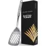 Slotted Spatula Slotted Turner Spatula - Stainless Steel Slotted Turner Stainless Steel Spatula Metal Turner - Metal Spatulas for Cooking Turner Stainless Steel Turner Slotted Spatula Stainless Steel