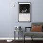 Oneach Industrial LED Floor Lamp for Living Room Bedroom Reading Office Metal Minimalist Standing Lamp White