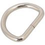 RDEXP Sliver Metal D Ring Loop Ring for Bags Belt Buckle Straps Pack of 20
