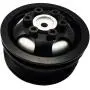 Camisin Double Tire Metal Wheel for WPL B16 B36 JJRC Q60 Q63 Q64 6WD 6X6 RC Truck Upgrade Parts,Black