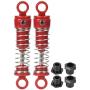 Tbest 2pcs Metal Shock Absorber, RC Shock Absorber Replacement with Caps Upgrade Parts Compatible with Fit for HS 18301 18302 18311 18312 1/18 RC Car