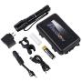 Rechargeable Tactical Flashlight High Lumens LED 18650 5000mAh Battery Charger USB Cable Gift Box Included L2 Waterproof Big Torch Portable Adjustable Aluminum Flash Light For Emergency Camping Hiking