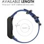 Fintie Band Compatible with Garmin VIVOACTIVE HR, Soft Nylon Sport Straps Adjustable Replacement Watch Bands with Metal Buckle Wristband Compatible Garmin Vivoactive HR Sports GPS Smart Watch, Navy