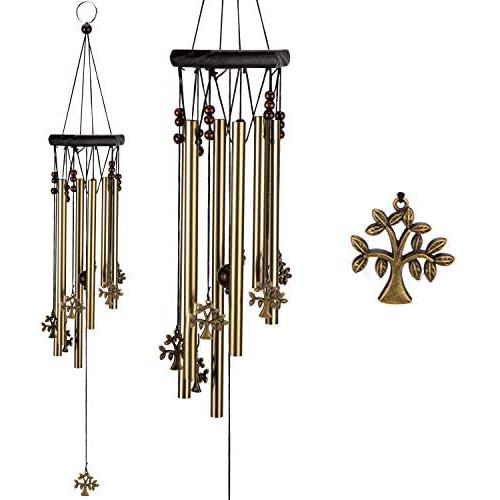 xxschy Life Tree Wind Chimes, 24 Inches Pure Hand-Made Metal Musical Wind Bells, Lucky Tree Wind Chime, Mobile Wind Catcher Romantic Tree Wind-Bell for Home, Party, Festival Decor, Garden Decoration