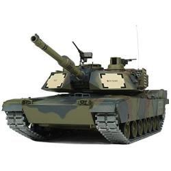 Modified Edition 1/16 2.4ghz Remote Control US M1A2 Abrams Tank Camouflage Color(360-Degree Rotating Turret)(Steel Gear Gearbox)(3800mah Battery)(Metal Tracks &Sprocket Wheel & Idle Wheel)