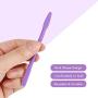 6pcs Silicone Resin Stir Sticks, Gartful Reusable Silicone Stirring Rods, Epoxy Stir Sticks Craft Tools for Mixing Resin, Paint, Liquid, Making Glitter Tumblers, Orange White & Yellow Pink Blue Purple