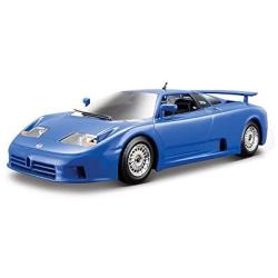 Bugatti EB 110 in Blue - Features: Die cast Metal Body with Plastic Parts, Opening Doors and Hood