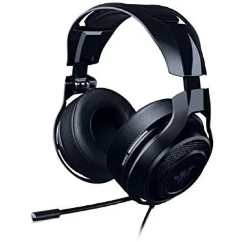 Razer ManOWar 7.1: Surround Sound - Quick Action Controls - Unidirectional Retractable Mic - Gaming Headset Works with PC, PS4, Xbox One, Switch, & Mobile Devices Razer ManOWar 7.1: Surround Sound - Quick Action Controls - Unidirectional Retractable Mic - Gaming Headset Works with PC, PS4, Xbox One, Switch, & Mobile Devices