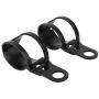Terisass Turn Signal Mount Bracket 8x3cm Universal Turn Signal Light Indicator Mount Bracket Clamp Kit Metal Fork Relocation Clamp