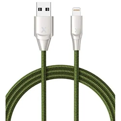 Xcentz iPhone Charger 3ft, MFi Certified Lightning Cable iPhone Charger Cable Metal Connector, Durable Braided Nylon High-Speed Charging Cord for iPhone 11/X/XS Max/XR/8 Plus/7/6/5, iPad, Green Xcentz iPhone Charger 3ft, MFi Certified Lightning Cable iPhone Charger Cable Metal Connector, Durable Braided Nylon High-Speed Charging Cord for iPhone 11/X/XS Max/XR/8 Plus/7/6/5, iPad, Green