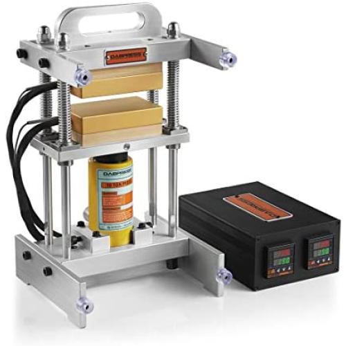 10 Ton Hydraulic Cylinder Heat Press Machine - Dual 3x5 Inches Heated Plates (No Pump Included) 10 Ton Hydraulic Cylinder Heat Press Machine - Dual 3x5 Inches Heated Plates (No Pump Included)