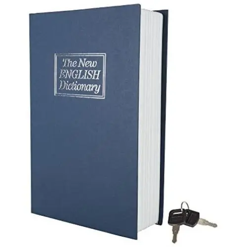 Stalwart 82-14762 Metal Diversion Dictionary Book Safe w/Key Lock-6 x 9 in, Full Size Stalwart 82-14762 Metal Diversion Dictionary Book Safe w/Key Lock-6 x 9 in, Full Size