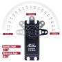 AGFrc 14.5KG Digital Low-Profile Steering-Servo - High Speed Programmable Brushless RC Servo Full CNC Metal Gear for 1/10 RC Model (A62BLS&AGF-SPV2)