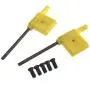 Anytime Tools 5 Piece 1/2'' Lathe Indexable Carbide Insert Tool Bit Set Anytime Tools 5 Piece 1/2'' Lathe Indexable Carbide Insert Tool Bit Set