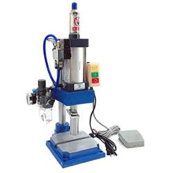 SUDEG Hole Punches Pressure Pneumatic Punch Press Machine 200KG/440LB Pneumatic Milling Machine Desktop Punching Press Machine,0.4-0.7 Mpa Operation Pressure