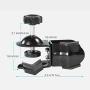 Selens 2 Pieces Heavy Duty Metal Dual Double U Clip C Clamp Type Bracket Mount for Photo Studio Boom Arm Light Stand